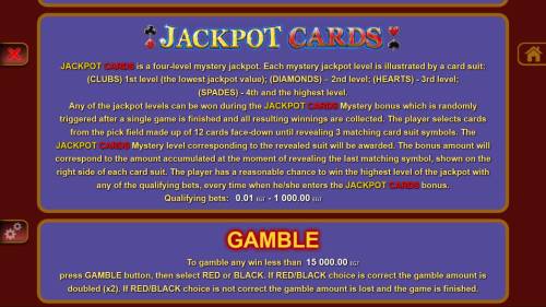 100 Super Hot Big Bonus Slots Jackpot Cards Rules