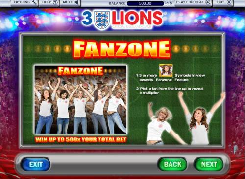 3 Lions Big Bonus Slots Fanzone