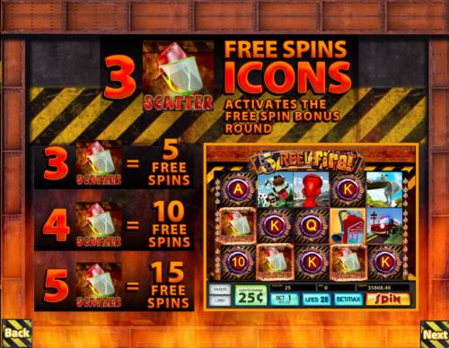 5 Reel Fire Big Bonus Slots Free Game Rules