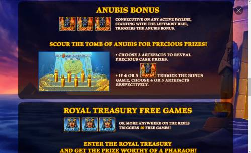 Age of Egypt Big Bonus Slots Anubis Bonus Rules