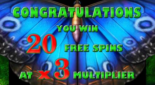 Amazing Amazonia Big Bonus Slots 20 free spins at x3 multiplier awarded