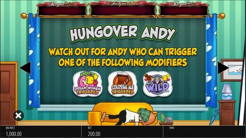 Andy Capp Big Bonus Slots Feature Rules