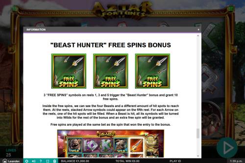 Aztar Fortunes Big Bonus Slots Free Spins Rules