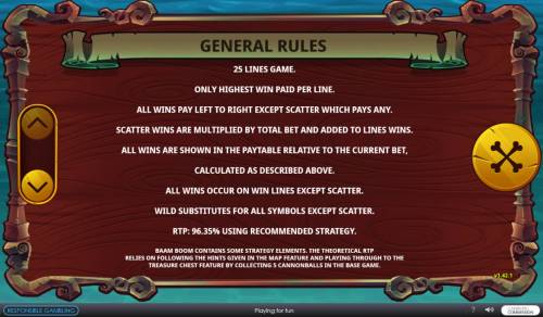 Baam Boom Big Bonus Slots General Game Rules