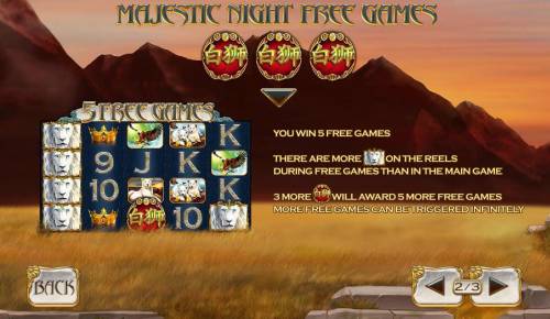 Bai Shi Big Bonus Slots Majestic Night Free Games Rules