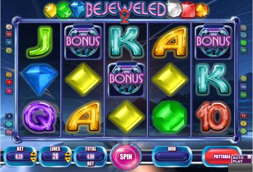 Bejeweled 2 Big Bonus Slots Scatter win triggers the free spins feature