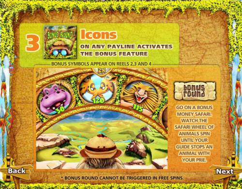 Big Game Safari Big Bonus Slots Bonus Game Rules