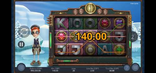 Big Time Journey Big Bonus Slots Multiple winning paylines triggers a big win during the free spins feature!