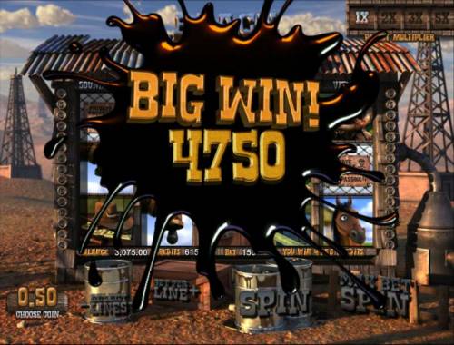 Black Gold Big Bonus Slots here is an example of a free spins big win, 4750 coin payout