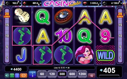 Casino Mania Big Bonus Slots Three of a Kind