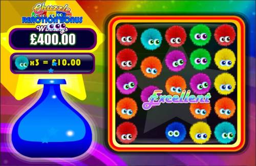 Chuzzle Slots Big Bonus Slots A prize award is achieved for each vertical and/or horizontal winnng combinations. Game play contnues until no more winning combinations can be made.
