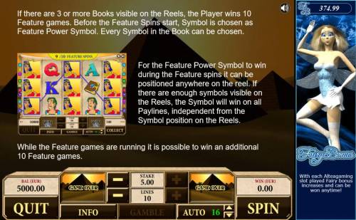 Cleopatra Big Bonus Slots Free Spins Feature Rules