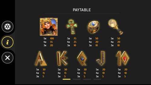 Cleopatra Big Bonus Slots Slot game symbols paytable