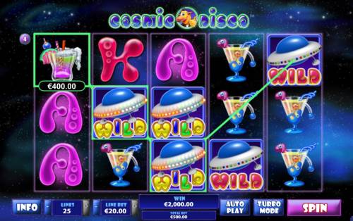 Cosmic Disco Big Bonus Slots Multiple winning paylines