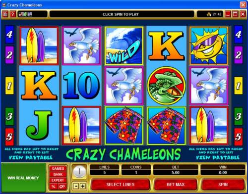 Crazy Chameleons Big Bonus Slots 