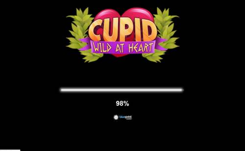 Cupid Wild at Heart Big Bonus Slots Splash screen - game loading