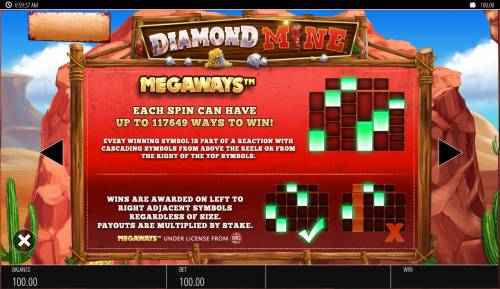 Diamond Mine Big Bonus Slots Megaways