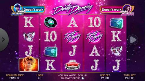 Dirty Dancing Big Bonus Slots Wheel Bonus triggered