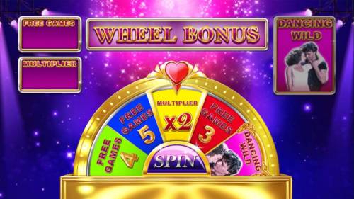 Dirty Dancing Big Bonus Slots Wheel Bonus Game Board