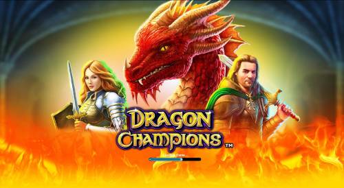 Dragon Champions Big Bonus Slots Splash screen - game loading