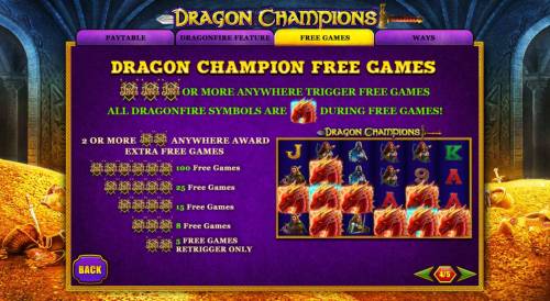 Dragon Champions Big Bonus Slots Free Games Bonus Rules