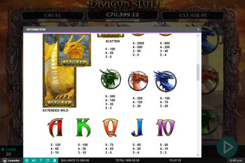 Dragon Slot Jackpot Big Bonus Slots Low Value Symbols
