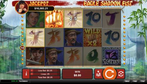 Eagle Shadow Fist Big Bonus Slots Multiple winning paylines