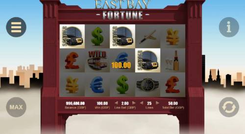 East Bay Fortune Big Bonus Slots Three Rolls Royce scatter symbols triggers the free spins feature.