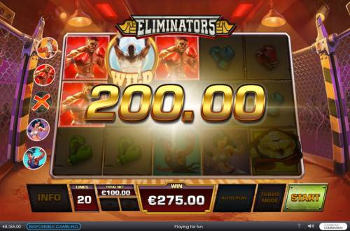 Eliminators Big Bonus Slots A winning three of a kind