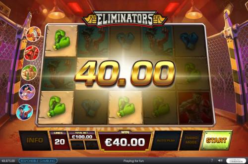 Eliminators Big Bonus Slots Three of a Kind