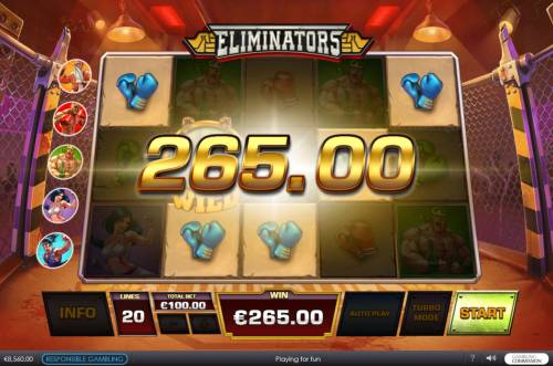 Eliminators Big Bonus Slots A winning five of a kind