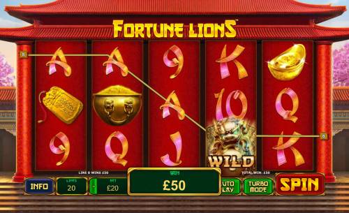 Fortune Lions Big Bonus Slots Four of a kind