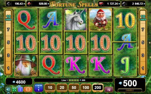 Fortune Spells Big Bonus Slots Four of a kind