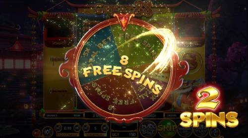Great 88 Big Bonus Slots 8 Free Spins awarded on the first spin of the bonus wheel.