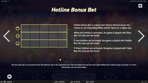 Hotline review on Big Bonus Slots