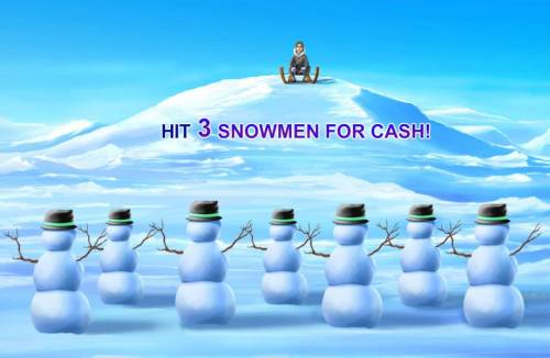 Ice Run Big Bonus Slots Hit three snowmen for cash