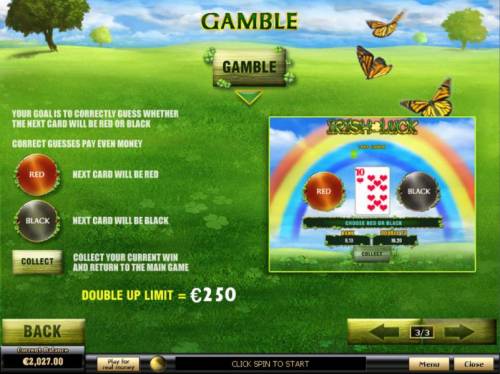 Irish Luck Big Bonus Slots Gamble Feature Games Rules