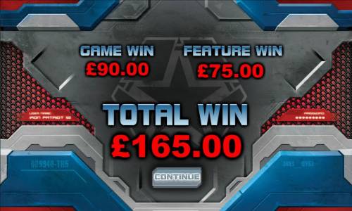 Iron Man 3 Big Bonus Slots a total of 165 coins was awarded for the free games bonus