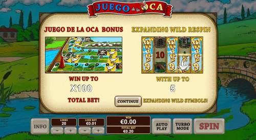 Juego De La Oca Big Bonus Slots Introduction