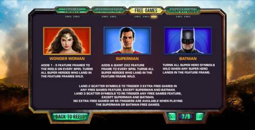 Justice League Big Bonus Slots Super Hero Modes - Continued