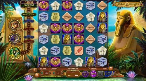 Legend of the Nile Big Bonus Slots Main Game Board