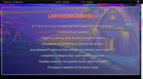 Lightning Horseman Big Bonus Slots Lightning Respin