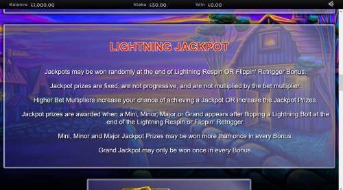 Lightning Horseman Big Bonus Slots Jackpot Rules