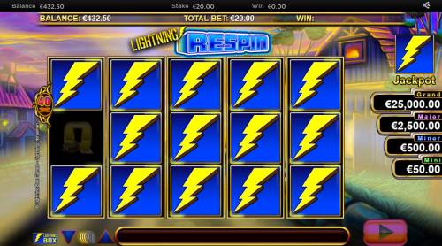 Lightning Horseman Big Bonus Slots Respins end once no more scatter symbols appear on the reels