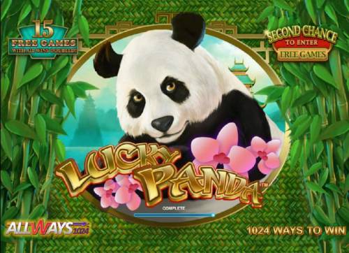 Lucky Panda Big Bonus Slots game loading splash screen
