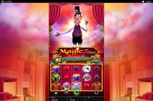Magic Ian Big Bonus Slots Main Game Board