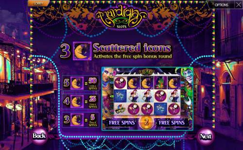 Mardi Gras Big Bonus Slots Free Spins Bonus Game Rules