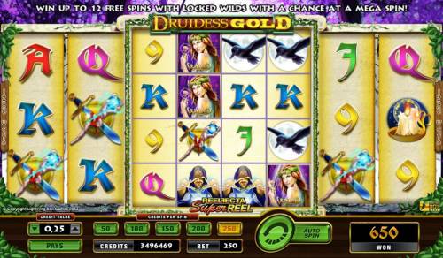 Moon Temple Big Bonus Slots Free spins game board - collect moon spins every time they appear on the screen