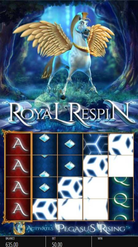 Pegasus Rising Big Bonus Slots Royal Respin Activated