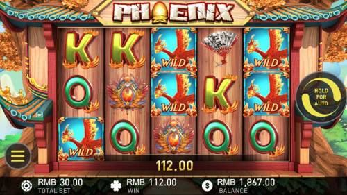 Phoenix Big Bonus Slots Wilds trigger multiple winning symbol combinations